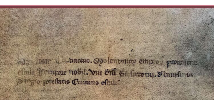 “I contratti dei mulini acquistati da comune di Ascoli nel 1281” a cura di Emanuele Tedeschi