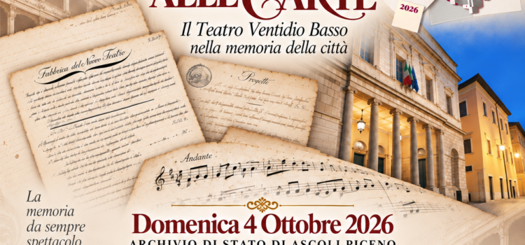 DOMENICA DI CARTA 2026 – DALLA SCENA ALLE CARTE. IL TEATRO VENTIDIO BASSO NELLA MEMORIA DELLA CITTA’.