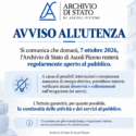 Avviso all’utenza – possibili disservizi per interruzioni di energia elettrica 07/10/2026